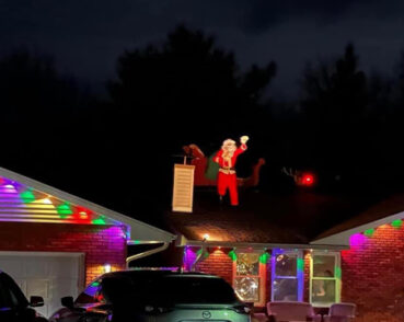 Santa on the Rooftop!