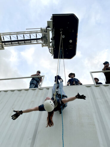 Police cadets learn how to hang out