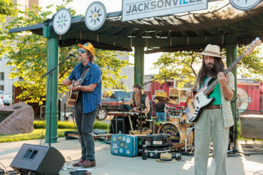 Concerts bring crowds to the square