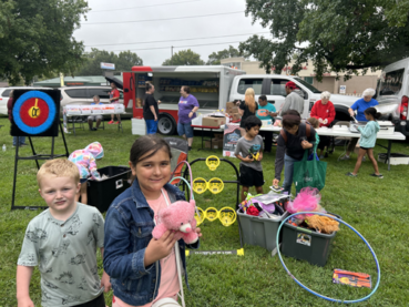Rubbing shoulders with first responders