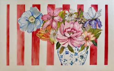 At the Strawn: Lindsay C. Jones – watercolor and acrylic
