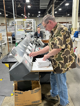 Perspectives from book bindery employees