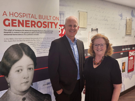 Head of hospital foundation retires
