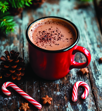 Homemade Peppermint Hot Cocoa