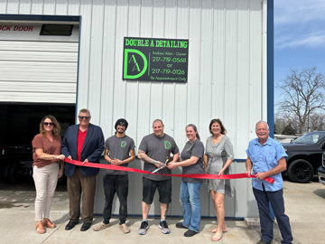 Double A Detailing Ribbon cutting