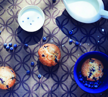 Blueberry Oatmeal Muffins