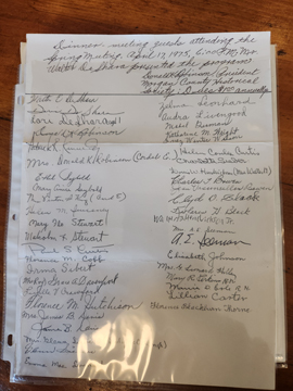Historical group shares time capsule documents