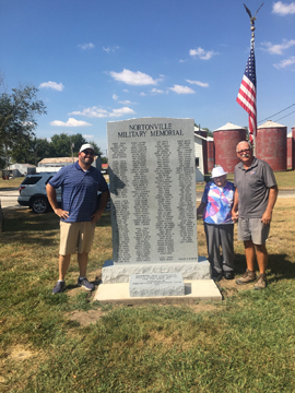 Veterans monument erected in Nortonville