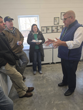 Candidate Bailey visits local small businesses