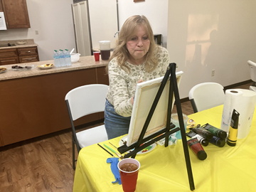 Paint fundraiser benefits chaplaincy care group