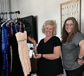 Donated dresses available to all Donated dresses available to all