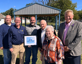 Lape honored with named pavilion